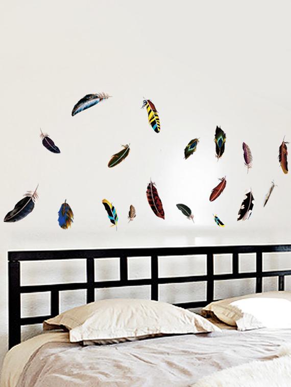 beautiful leaf theme wall stickers - 14394712 - Zoom Image - 2