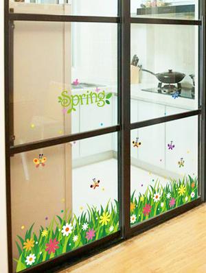 beautiful garden theme wall stickers - 14394713 - Standard Image - 2