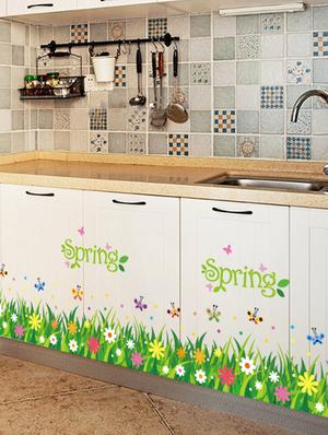 beautiful garden theme wall stickers - 14394713 - Standard Image - 3
