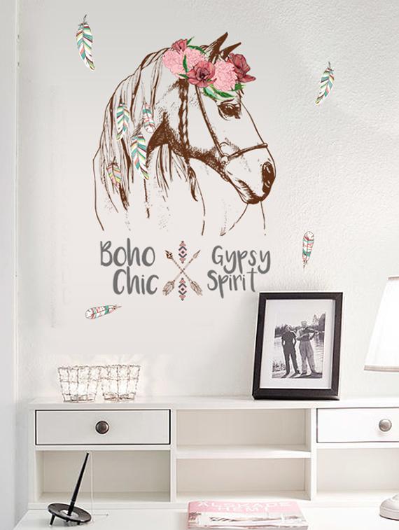 baho chic gypsy spirit theme wall stickers - 14394715 - Zoom Image - 1