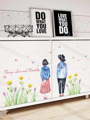 forever love and friendhsip theme wall stickers - 14394717 - Standard Image - 3