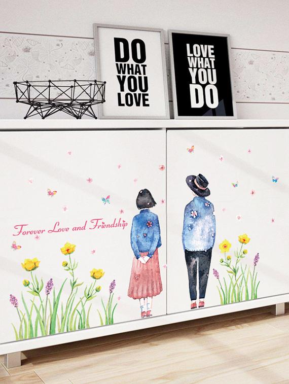 forever love and friendhsip theme wall stickers - 14394717 - Zoom Image - 3
