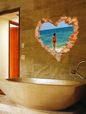 goa beach in 3rd theme wall stickers - 14394718 - Standard Image - 2