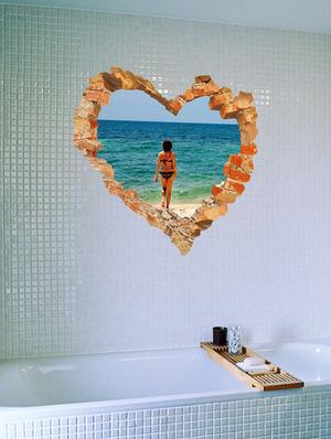 goa beach in 3rd theme wall stickers - 14394718 - Standard Image - 4