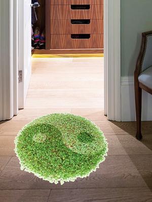 green carpet in home theme 3d wall stickers - 14394719 - Standard Image - 4
