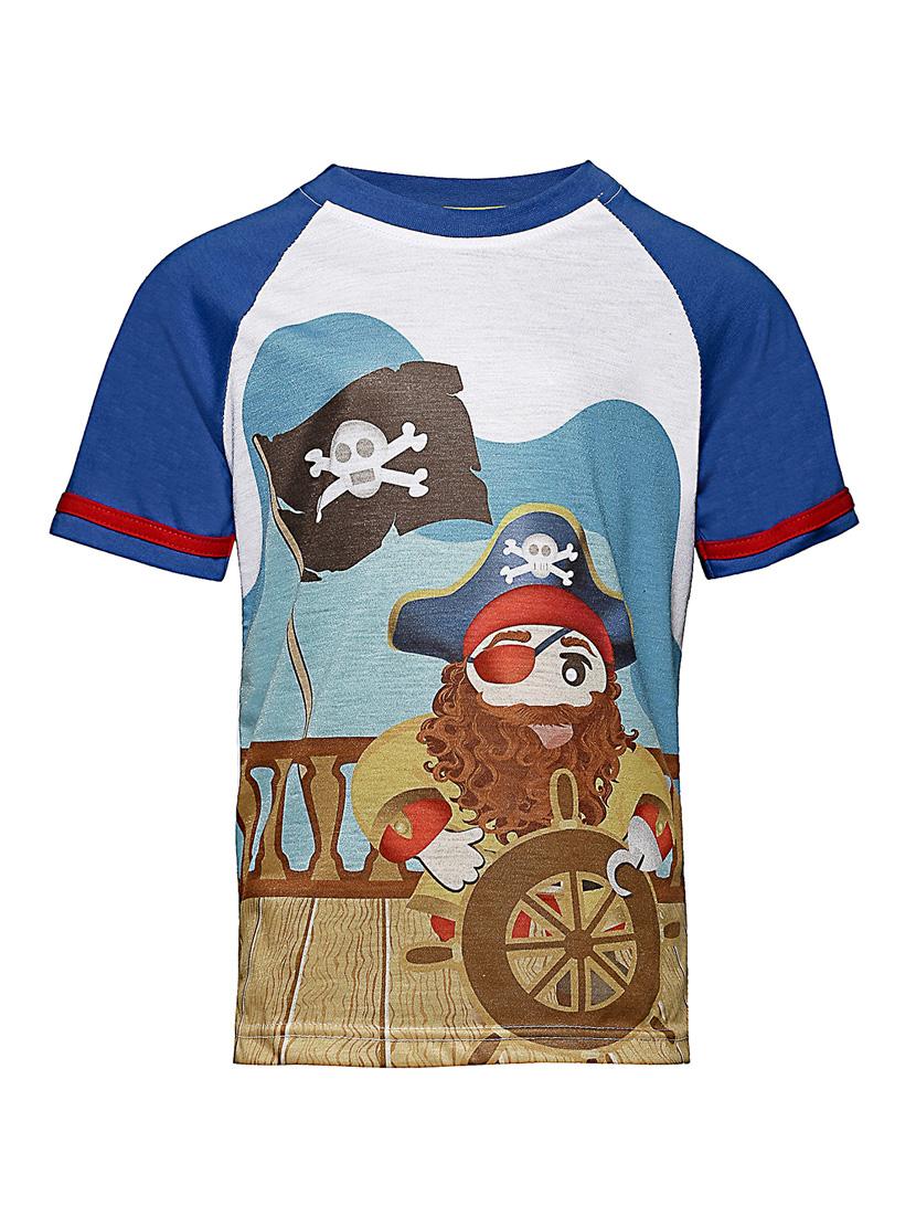 light blue cotton tshirt - 14395810 - Zoom Image - 1