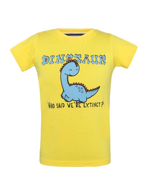 yellow cotton tshirt - 14395811 - Standard Image - 1