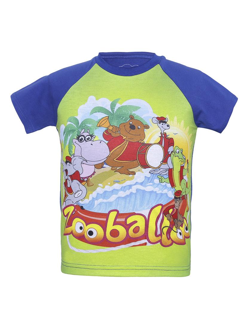 green cotton blend t-shirt - 14395814 - Zoom Image - 1