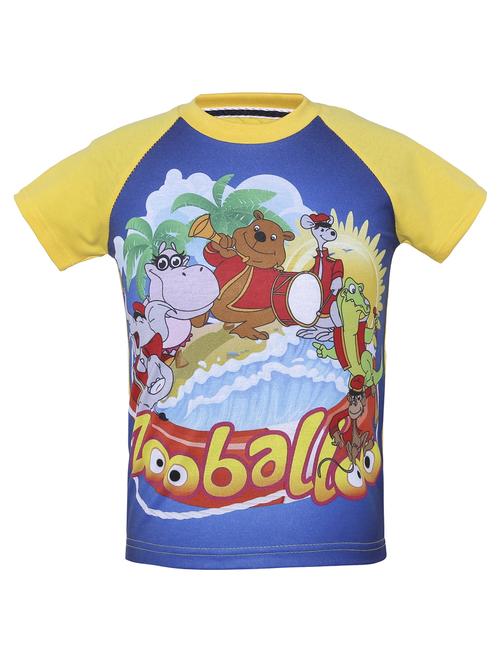 yellow cotton blend tshirt - 14395815 - Standard Image - 1