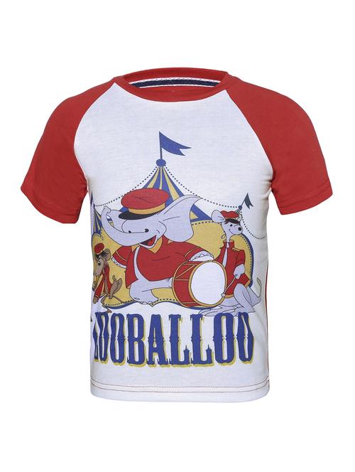red cotton blend tshirt - 14395816 - Standard Image - 1