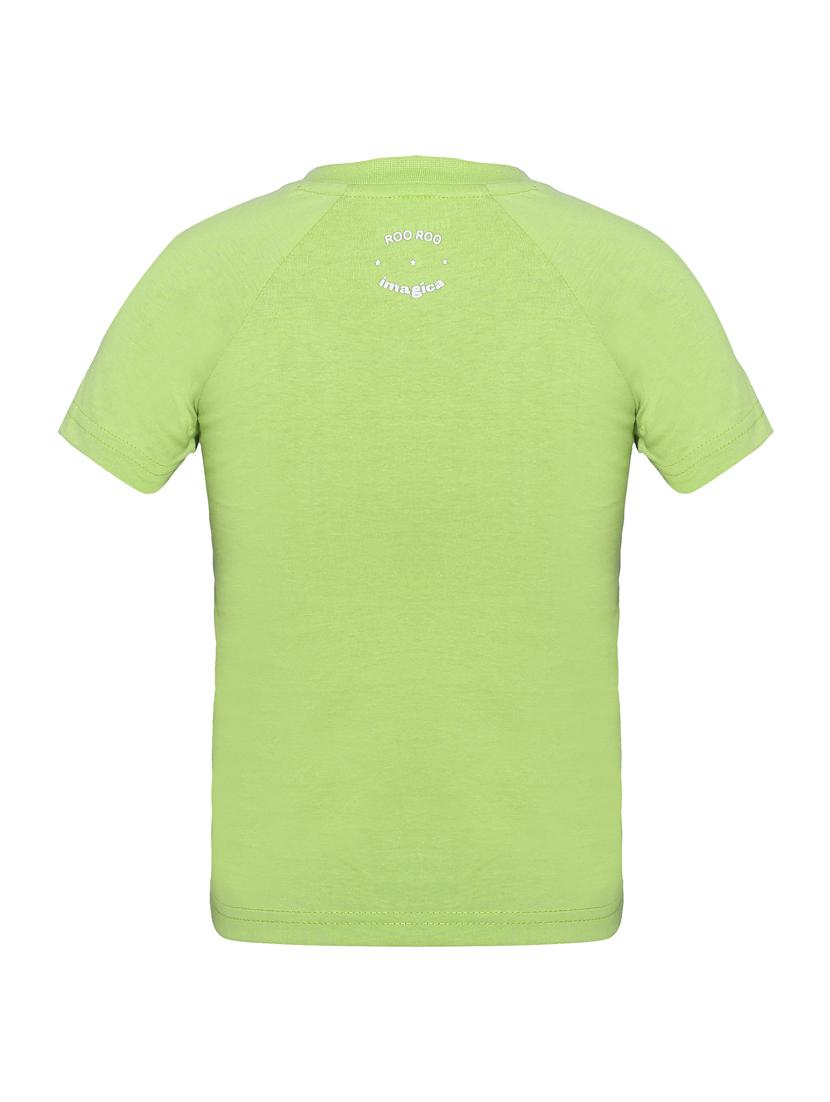 green cotton blend tshirt - 14395826 - Zoom Image - 2
