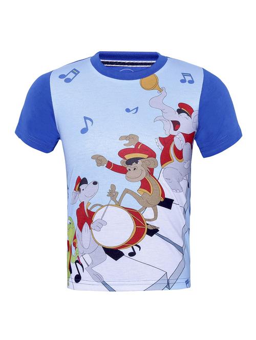 light blue cotton tshirt - 14395831 - Standard Image - 1