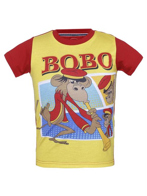 yellow cotton t-shirt - 14395832 - Standard Image - 1
