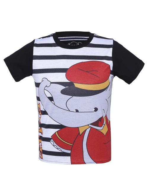 black cotton tshirt - 14395834 - Standard Image - 1