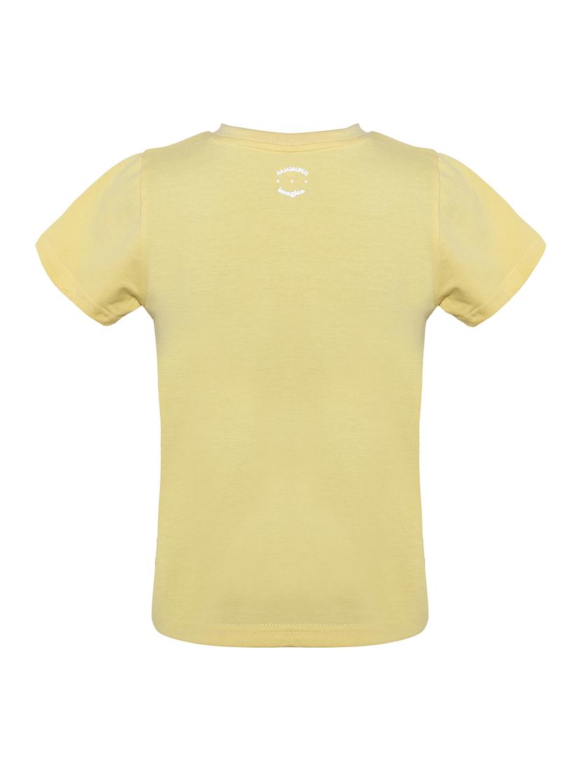 yellow cotton blend tshirt - 14395845 - Zoom Image - 2