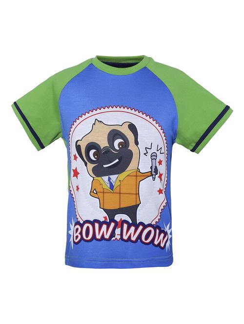 green cotton blend tshirt - 14395850 - Standard Image - 1