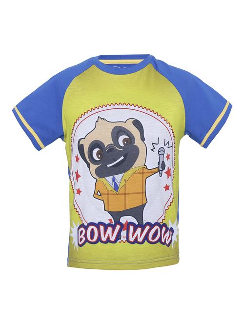 light blue cotton blend tshirt - 14395851 - Standard Image - 1