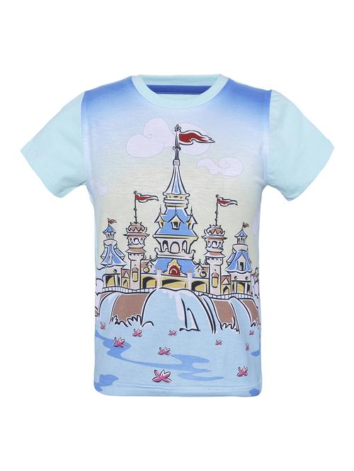 blue cotton blend t-shirt - 14395852 - Standard Image - 1