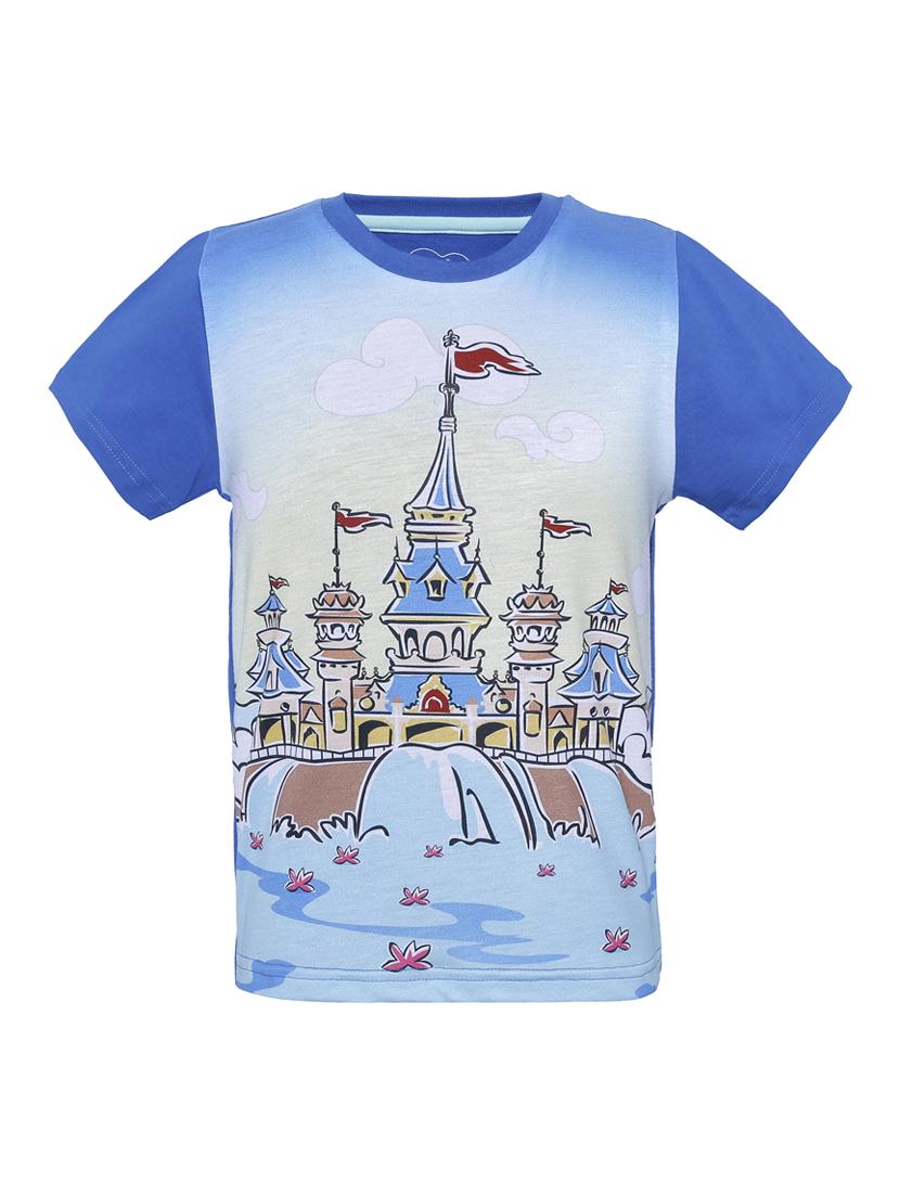 light blue cotton tshirt - 14395853 - Zoom Image - 1