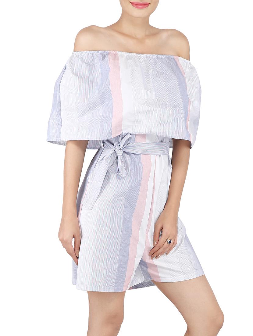 multi colored cotton romper - 14395862 - Zoom Image - 1