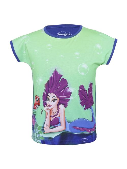 green cotton top - 14396873 - Standard Image - 1