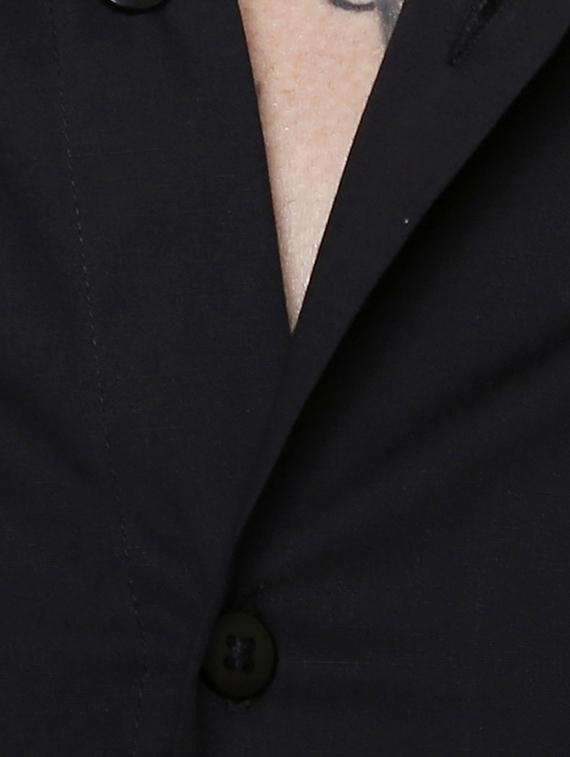 black cotton formal shirt - 14397244 - Zoom Image - 4