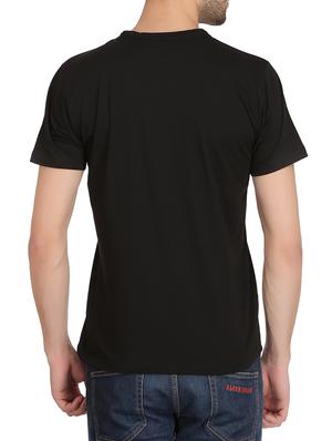 solid black polyester t-shirt - 14397257 - Standard Image - 3