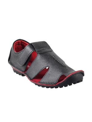 black Leather slip on sandal - 14397746 - Standard Image - 1