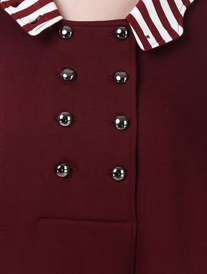 maroon fleece hooded sweatshirt - 14397956 - Standard Image - 4