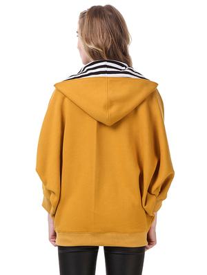 yellow fleece hooded sweatshirt - 14397957 - Standard Image - 3
