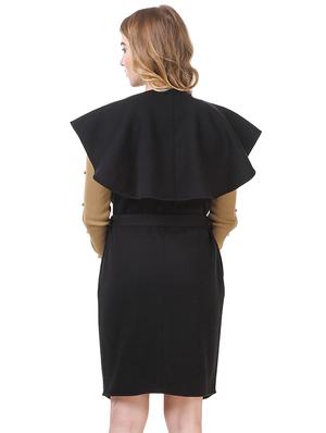 black fleece coatigan - 14397964 - Standard Image - 3