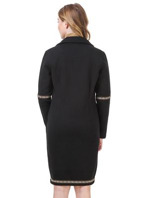 black fleece coatigan - 14397968 - Standard Image - 3