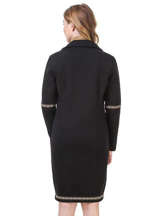black fleece coatigan - 14397968 - Zoom Image - 3