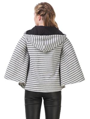 grey fleece hooded sweatshirt - 14397983 - Standard Image - 3