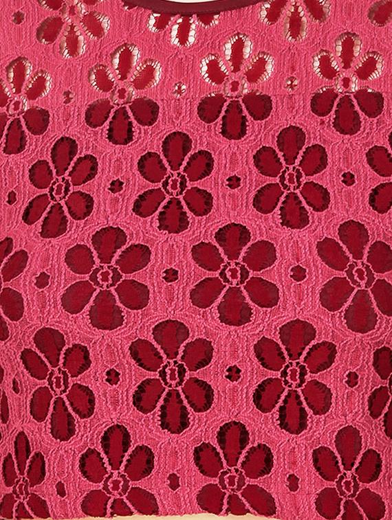 pink lace crop top - 14398263 - Zoom Image - 4