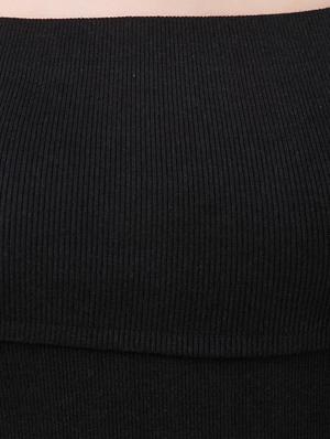 black cotton lycra pullover - 14398265 - Standard Image - 4