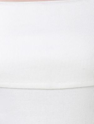 white cotton lycra pullover - 14398268 - Standard Image - 4