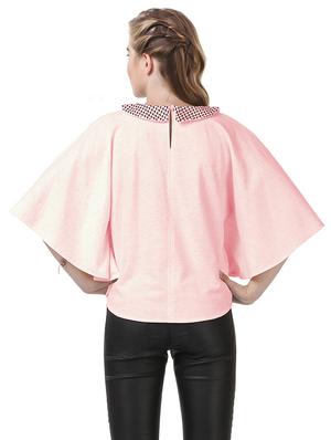 pink poly cotton casual top - 14398270 - Standard Image - 3