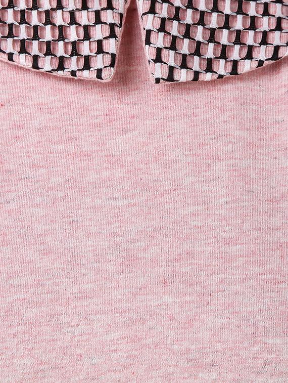 pink poly cotton casual top - 14398270 - Zoom Image - 4