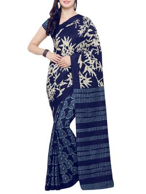 Paisley tussar silk saree with blouse - 14398626 - Standard Image - 1