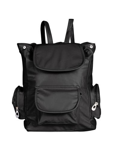 black leather fashion backpack - 14399216 - Very Small Image - 1