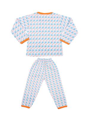 white cotton pyjama set nightwear - 14401965 - Standard Image - 2