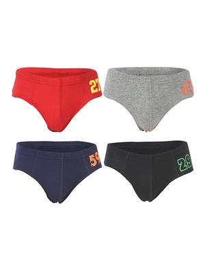 multi colored cotton briefs - 14402213 - Standard Image - 1