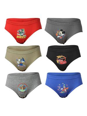 multi colored cotton briefs - 14402220 - Standard Image - 1