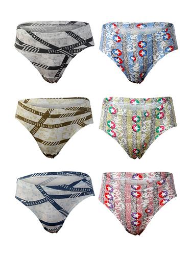multi colored cotton briefs - 14402224 - Very Small Image - 1