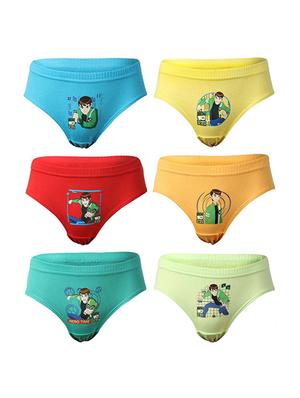 multi colored cotton briefs - 14402238 - Standard Image - 1