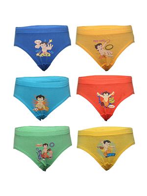 multi colored cotton briefs - 14402240 - Standard Image - 1
