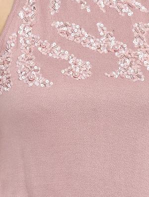 embellished halter neck top - 14402250 - Standard Image - 4
