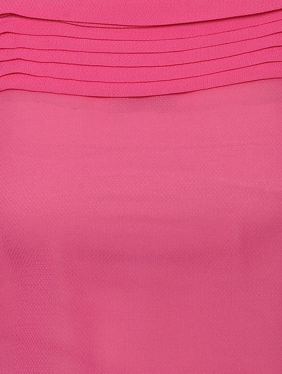 pink cold shoulder top - 14402333 - Zoom Image - 4
