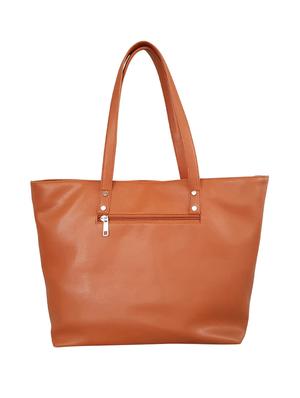 tan leatherette regular handbag - 14408092 - Standard Image - 2